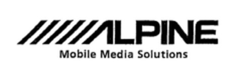 ALPINE Mobile Media Solutions Logo (EUIPO, 12.09.2005)