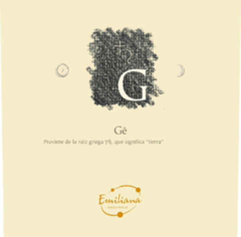 G Gê Emiliana ORGANICO Logo (EUIPO, 30.05.2006)