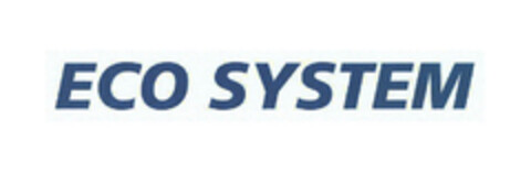 ECO SYSTEM Logo (EUIPO, 07.01.2008)