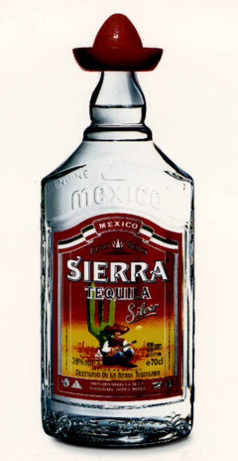 SIERRA TEQUILA SILVER FLASCHE Logo (EUIPO, 30.04.2008)