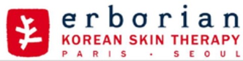 erborian KOREAN SKIN THERAPY PARIS · SEOUL Logo (EUIPO, 02/16/2009)