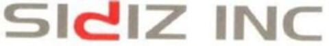 SIDIZ INC Logo (EUIPO, 22.10.2010)