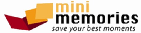 mini memories save your best moments Logo (EUIPO, 23.05.2011)