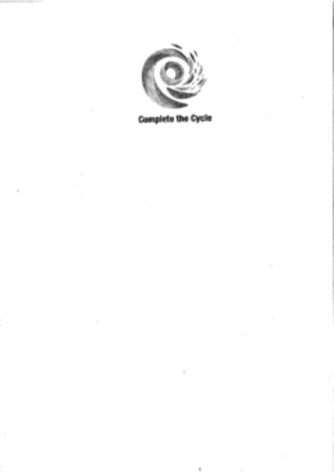 COMPLETE THE CYCLE Logo (EUIPO, 01/30/2012)