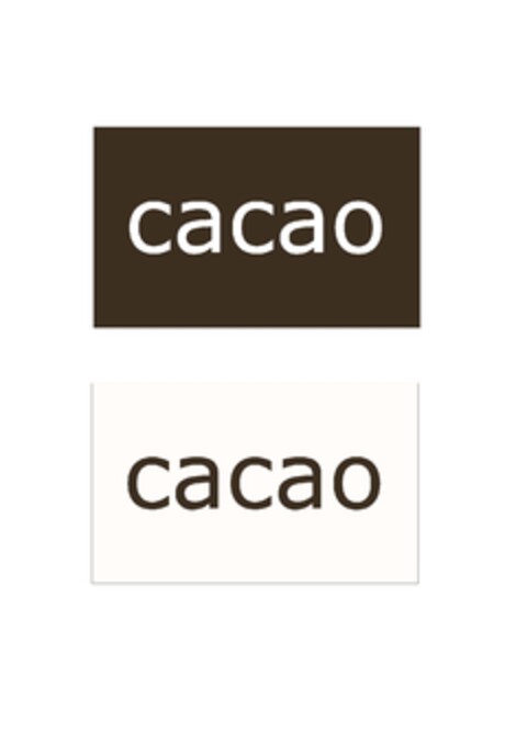 cacao cacao Logo (EUIPO, 03.10.2013)