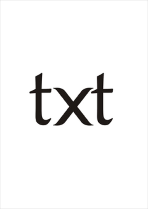 TXT Logo (EUIPO, 07/23/2014)