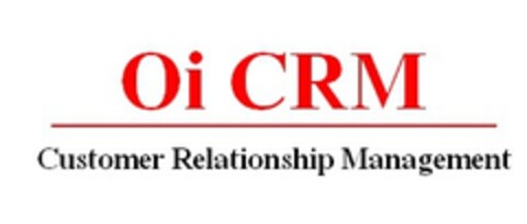 Oi CRM Customer Relationship Management Logo (EUIPO, 12.01.2016)