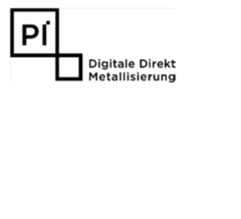 PI Digitale Direkt Metallisierung Logo (EUIPO, 11.05.2016)
