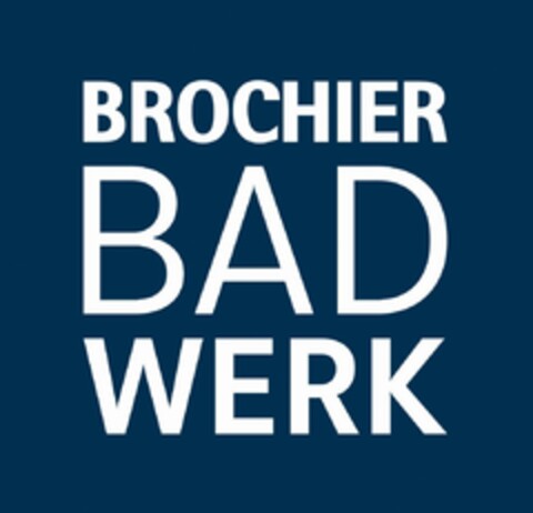 BROCHIER BADWERK Logo (EUIPO, 27.03.2018)