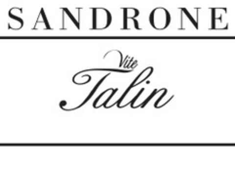 SANDRONE VITE TALIN Logo (EUIPO, 26.06.2018)