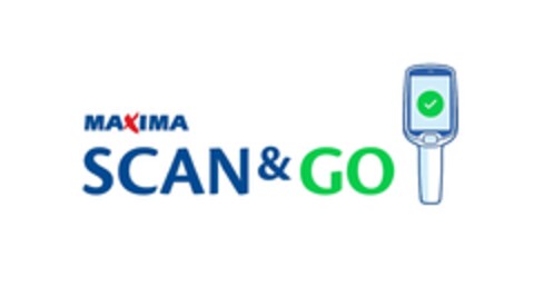 MAXIMA SCAN&GO Logo (EUIPO, 05/07/2019)