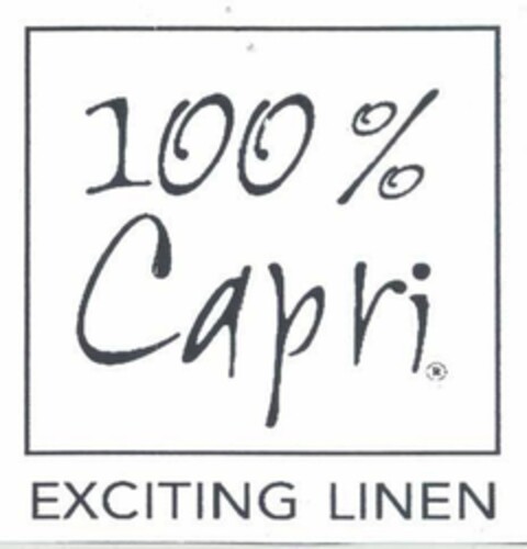 100% Capri EXCITING LINEN Logo (EUIPO, 16.12.2021)