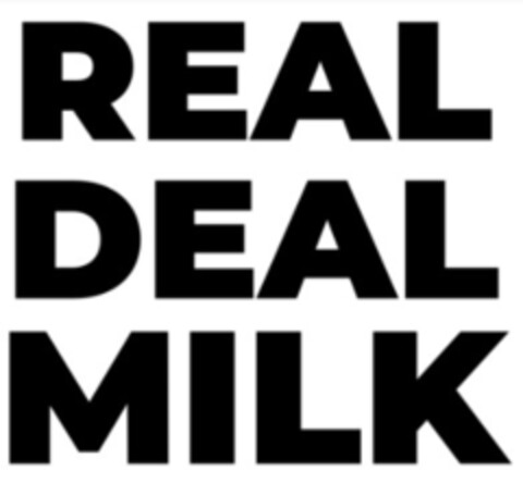 REAL DEAL MILK Logo (EUIPO, 15.03.2022)