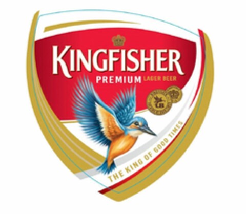 KINGFISHER PREMIUM LAGER BEER THE KING OF GOOD TIMES Logo (EUIPO, 08/22/2022)