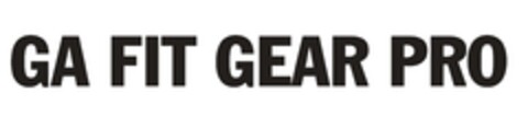 GA FIT GEAR PRO Logo (EUIPO, 27.07.2023)