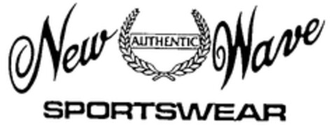 New Wave AUTHENTIC SPORTSWEAR Logo (EUIPO, 06/28/1996)