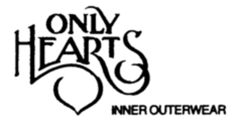 ONLY HEARTS INNER OUTERWEAR Logo (EUIPO, 23.04.1997)