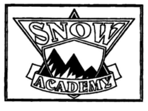 SNOW ACADEMY Logo (EUIPO, 04.02.2000)