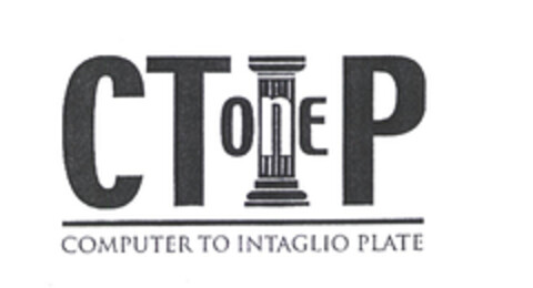 CTIP one COMPUTER TO INTAGLIO PLATE Logo (EUIPO, 10.03.2003)