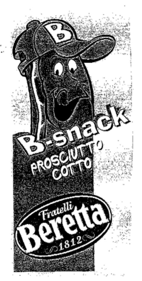 B-snack PROSCIUTTO COTTO Fratelli Beretta 1812 Logo (EUIPO, 25.01.2005)