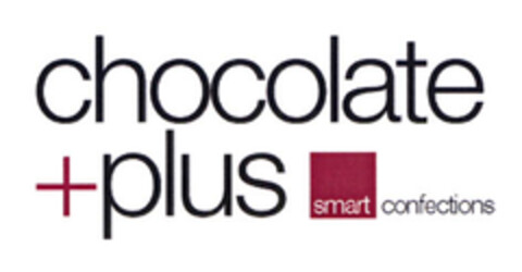 CHOCOLATE + PLUS smart confections Logo (EUIPO, 06.07.2007)