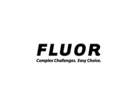 FLUOR COMPLEX CHALLENGES. EASY CHOICE. Logo (EUIPO, 10.08.2009)