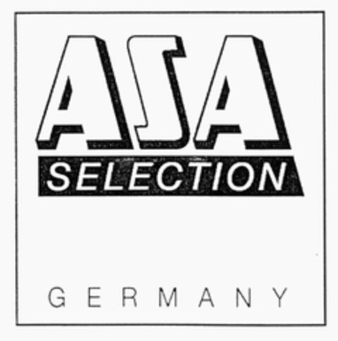 ASA SELECTION GERMANY Logo (EUIPO, 02/26/2010)