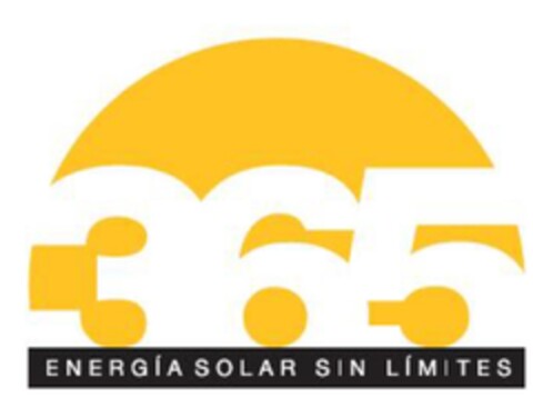 365 ENERGIA SOLAR SIN LIMITES Logo (EUIPO, 07/15/2010)