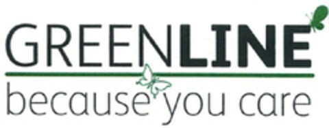 GREENLINE because you care Logo (EUIPO, 10/24/2012)