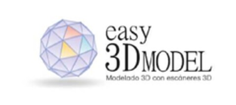 easy 3DMODEL Modelado 3D con escáneres 3D Logo (EUIPO, 07/12/2013)