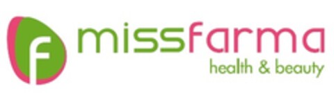 MISSFARMA HEALTH & BEAUTY Logo (EUIPO, 27.06.2014)