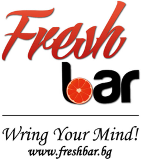 Fresh bar Wring Your Mind! www.freshbar.bg Logo (EUIPO, 11/07/2014)