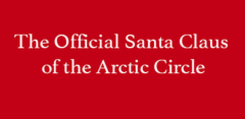 The Official Santa Claus of the Arctic Circle Logo (EUIPO, 09/15/2015)