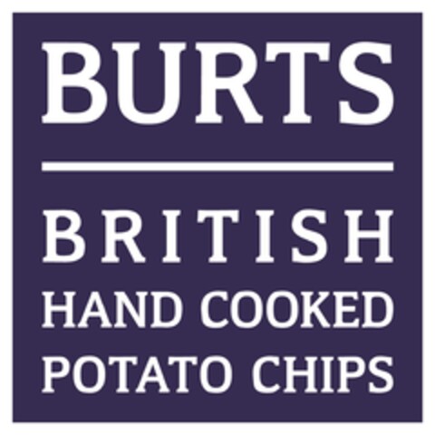 BURTS BRITISH HAND COOKED POTATO CHIPS Logo (EUIPO, 30.09.2015)