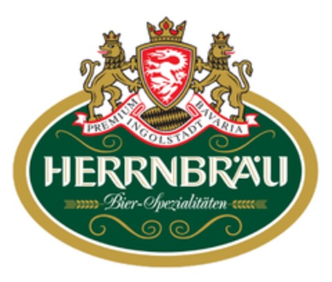 PREMIUM BAVARIA INGOLSTADT HERRNBRÄU Bier-Spezialitäten Logo (EUIPO, 08/10/2016)