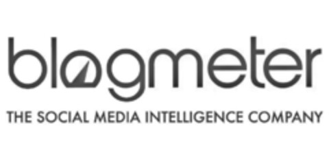 blogmeter THE SOCIAL MEDIA INTELLIGENCE COMPANY Logo (EUIPO, 05.03.2018)