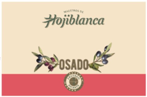 MAESTROS DE HOJIBLANCA OSADO FRUTADO 3 4 PICANTE Logo (EUIPO, 18.10.2018)