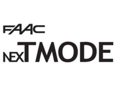 FAAC NEXTMODE Logo (EUIPO, 02/27/2019)