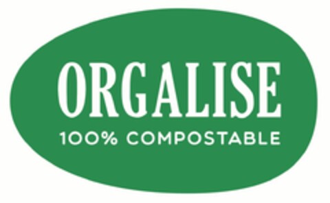 ORGALISE 100% COMPOSTABLE Logo (EUIPO, 06/12/2019)