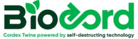 BIOCORD CORDEX TWINE POWERED BY SELF-DESTRUCTING TECHNOLOGY Logo (EUIPO, 10/31/2023)