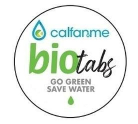 calfarme biotabs GO GREEN SAVE WATER Logo (EUIPO, 29.05.2024)