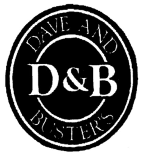 DAVE AND D&B BUSTER'S Logo (EUIPO, 02.04.1996)