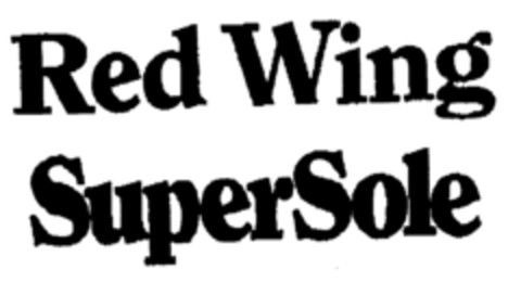 Red Wing SuperSole Logo (EUIPO, 02/11/1997)