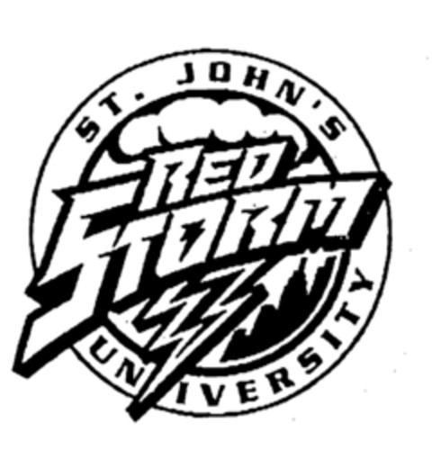 RED STORM ST. JOHN'S UNIVERSITY Logo (EUIPO, 11.09.1997)