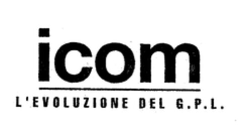 icom L'EVOLUZIONE DEL G.P.L Logo (EUIPO, 06/25/1999)