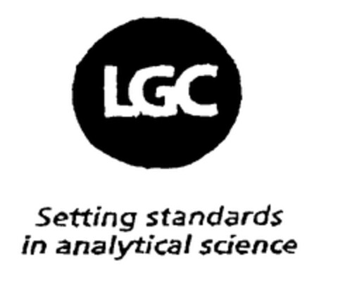 LGC Setting standards in analytical science Logo (EUIPO, 31.01.2000)