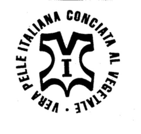 VERA PELLE ITALIANA CONCIATA AL VEGETALE Logo (EUIPO, 22.02.2002)