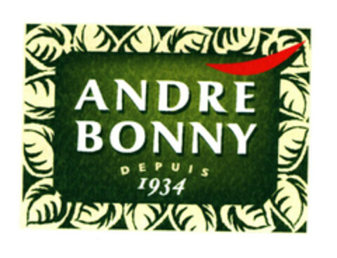 ANDRE BONNY DEPUIS 1934 Logo (EUIPO, 20.01.2003)