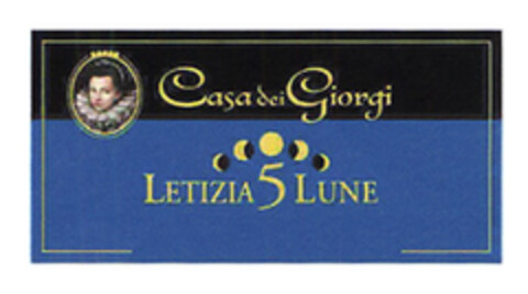 Casa dei Giorgi Letizia 5 Lune Logo (EUIPO, 11/22/2004)