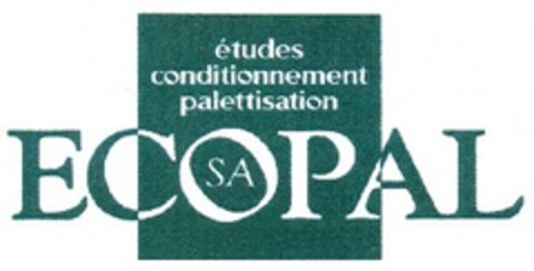 ECOPAL études conditionnement palettisation SA Logo (EUIPO, 23.01.2006)